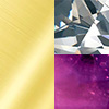 Gold | Clear & Purple
