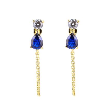 LAYERED X ELLE THE MEDITERRANEAN - Dual Stone Earrings