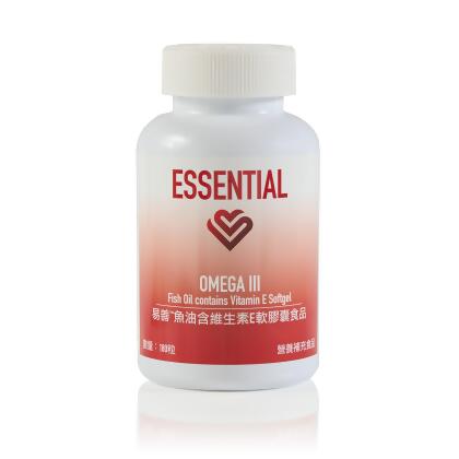 易善™魚油含維生素E軟膠囊食品