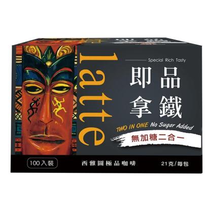 西雅圖 無加糖二合一咖啡 21公克 X 100入 