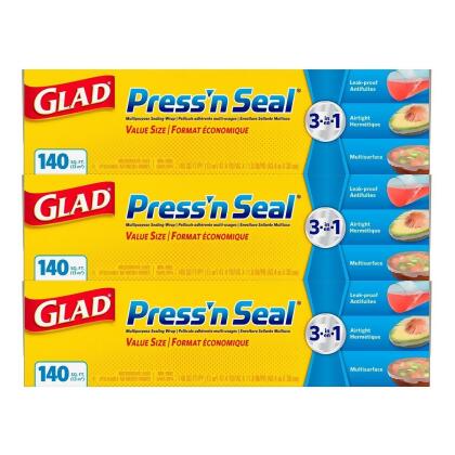 Glad Press’n Seal 強力保鮮膜 3入 