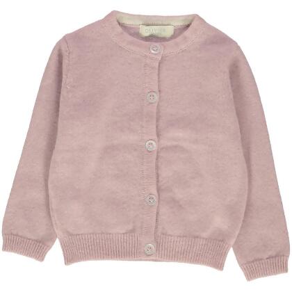 OLIVIER BABY AND KID 粉色愛心喀什米爾毛衣外套(100% CASHMERE) 