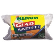 GLAD® Kitchen Tidy Bags - 27L - 61cm x 51cm Roll - White - 15UM GLAD® Kitchen Tidy Bags - 27L - 61cm x 51cm Roll - White - 15UM