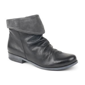 Bueno Women's Ignite Ankle Boots in Black Urla Grey Suede - 39