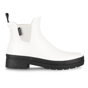 UPC 193280885969 product image for Tretorn Women's Lina 3 Rain Boots in White Black - 8 | upcitemdb.com