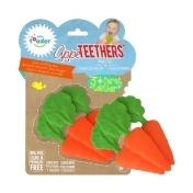 Little toader appeTEETHERS 3D食物造型嬰兒牙膠玩具 香港行貨 (9款) - 3個紅蘿蔔 Little toader appeTEETHERS 3D食物造型嬰兒牙膠玩具 香港行貨 (9款) - 3個紅蘿蔔