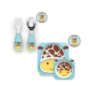 Skip Hop Zootensils 可愛動物園餐具 (多款) 香港行貨 (12款) - 長頸鹿 / 長頸鹿 Skip Hop Zootensils 可愛動物園餐具 (多款) 香港行貨 (12款) - 長頸鹿 / 長頸鹿
