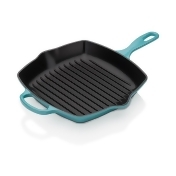 Le Creuset 方形連手柄燒烤盤 Teal 湖水綠 (26cm) Le Creuset 方形連手柄燒烤盤 Teal 湖水綠 (26cm)