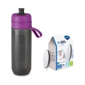 Brita - Fill & Go 運動濾水瓶 附濾晶片(三件裝) - 紫色 Brita - Fill & Go 運動濾水瓶 附濾晶片(三件裝) - 紫色