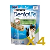 Dentalife 狗狗潔齒棒 小型及中型犬(20-40磅)專用 袋裝 7oz(10條) - 4袋 Dentalife 狗狗潔齒棒 小型及中型犬(20-40磅)專用 袋裝 7oz(10條) - 4袋
