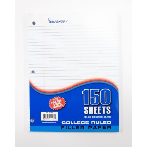 Filler Paper 150ct College Ruled Pack of 24 