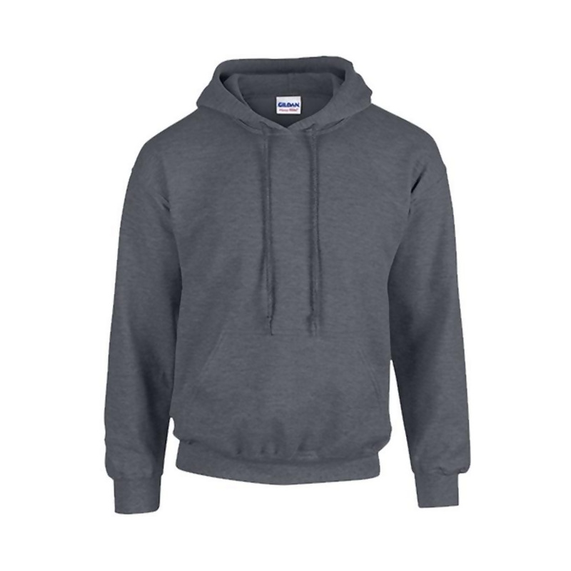 Gildan Hoodie Style 18500 Dark Heather - Size Large (case of 12) from ...