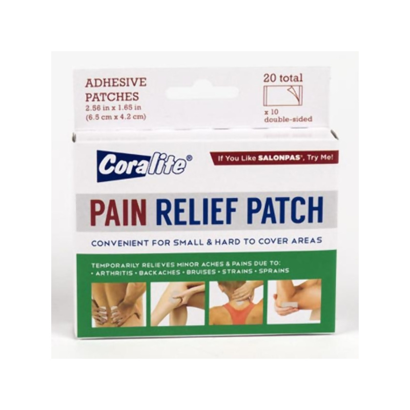 Coralite Pain Relief Patch 20 Count (case of 48) from Dollar Days at