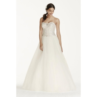 Jewel Tulle Wedding Dress With Crystal Detail Style Ai12010090