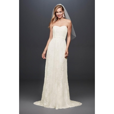 David's Bridal Sheath Wedding Dress