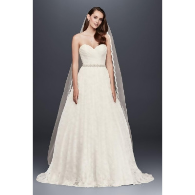 Pleated Ball Gown Wedding Dress