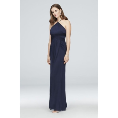 Y Neck Mesh Bridesmaid Dress With Pleated Waist Style Ap2e204566 Y Neck Mesh Bridesmaid Dress With Pleated Waist Style Ap2e204566