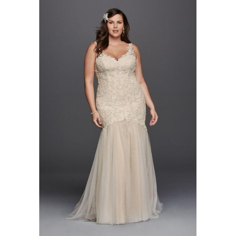 plus size trumpet dress