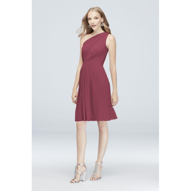 bridesmaid dress one shoulder