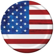 24ct Patriotism Paper Plates Red 24ct Patriotism Paper Plates Red