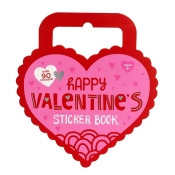 90ct Happy Valentines Day Sticker Book - Spritz, Red 90ct Happy Valentines Day Sticker Book - Spritz, Red