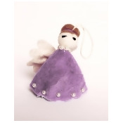 Felt Angel Ornament - Purple Dress Felt Angel Ornament - Purple Dress
