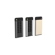 帶吸盤行動電源(內置micro USB/lightening 2合1 電纜)-銀色 帶吸盤行動電源(內置micro USB/lightening 2合1 電纜)-銀色