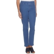 Women S Croft Barrow Comfort Waist Pull On Straight Leg Jeans