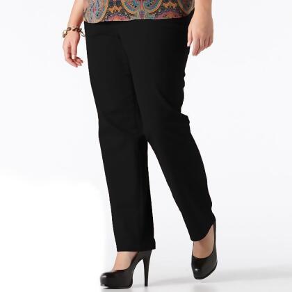 Plus Size Gloria Vanderbilt Amanda Classic Tapered Jeans, Women's, Size: 18W  Short, Black from Kohl's at SHOP.COM