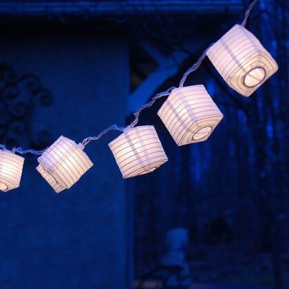 Lumabase White Lantern String Lights From Kohl S At Com Email This