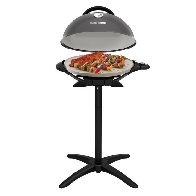 George Foreman Indoor Outdoor Electric Grill Dark Grey From George Foreman Indoor Outdoor Electric Grill Dark Grey
