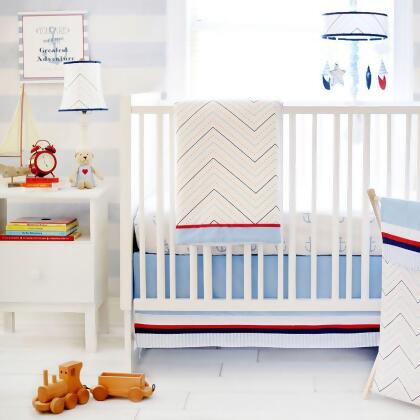 My Baby Sam First Mate 3 Pc Crib Bedding Set Blue From Kohl S At