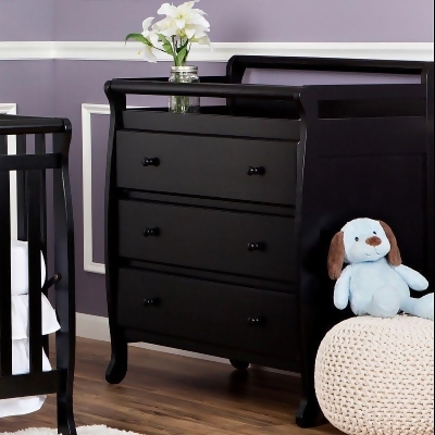 Dream On Me Liberty 3 Drawer Changing Table Black From Kohl S At