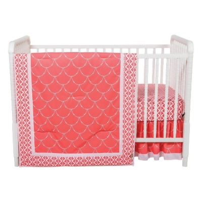 Trend Lab Shell 3 Pc Crib Bedding Set Pink From Kohl S At Shop Com