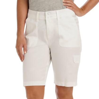 Women S Lee Avery Comfort Waist Cargo Bermuda Shorts Size 8