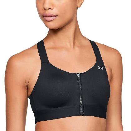 under armour sports bra zip front
