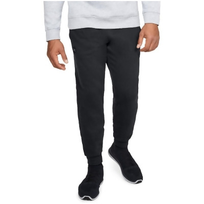 under armour fleece joggers black