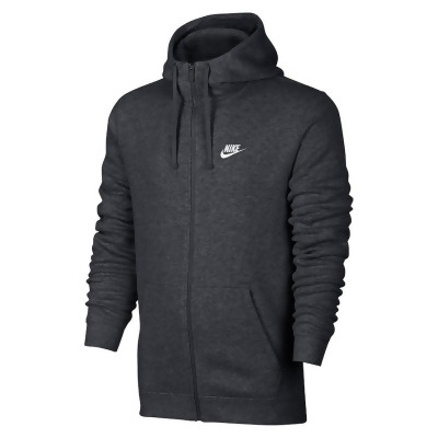 nike club zip hoodie grey