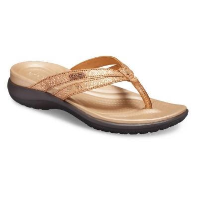 crocs capri flip flops