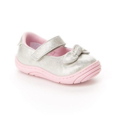 stride rite silver mary janes