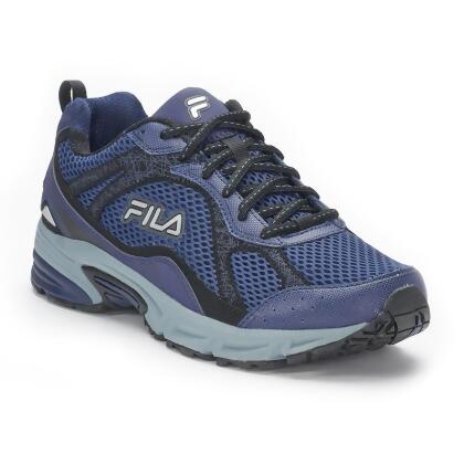 Fila dark blue shoes Clearance