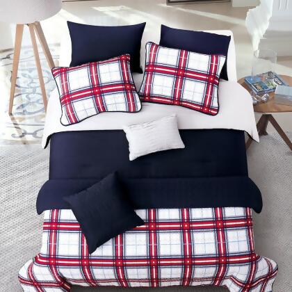 Riverbrook Home Red Plaid Comforter Coverlet Set Twin From