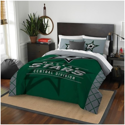 Dallas Stars Draft Full Queen Comforter Set By Northwest From