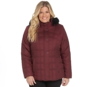 women's halitech hooded heavyweight puffer jacket