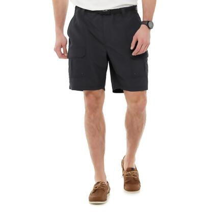 Men&#39;s Croft & Barrow Belted Ripstop Cargo Short, Size: 46, Black from Kohl&#39;s at SHOP.COM