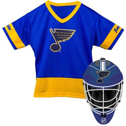 Youth Franklin St. Louis Blues Goalie & Jersey Set from Kohl&#39;s at SHOP.COM