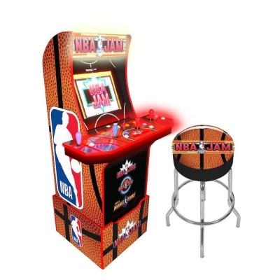 Arcade 1 Up NBA JAM Special Edition Arcade Machine & Stool ...
