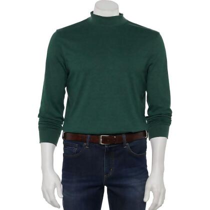 croft and barrow mens mock turtleneck