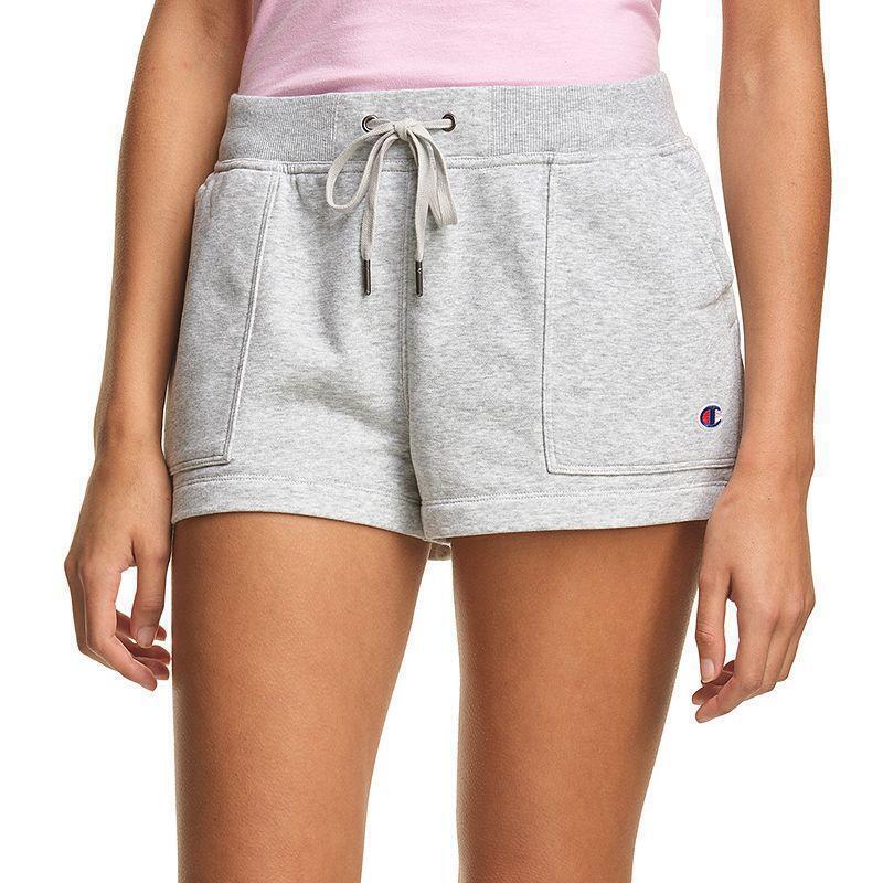 champion women's french terry shorts