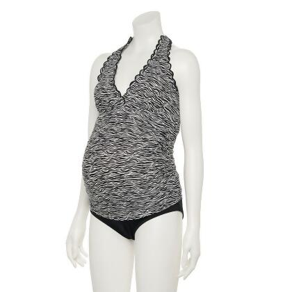 scalloped tankini top